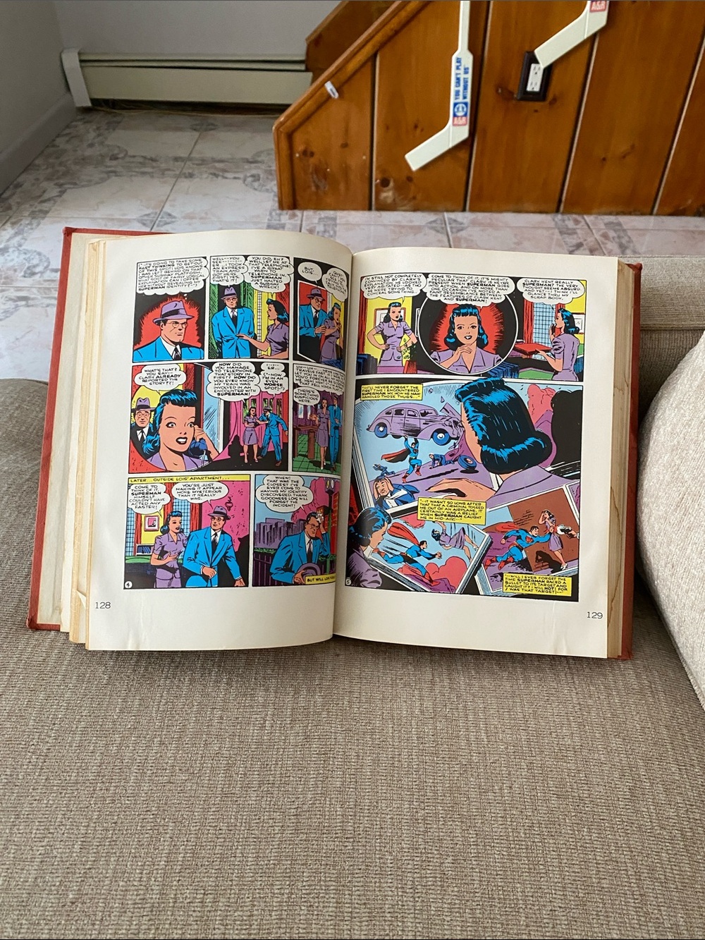 Superman Vintage Hardcover Book